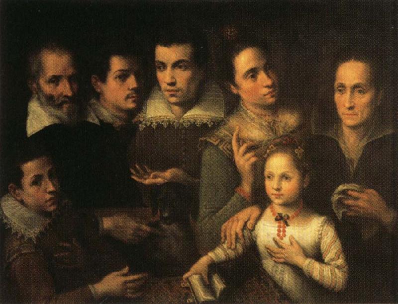 Lavinia Fontana Family Portrait oil painting image